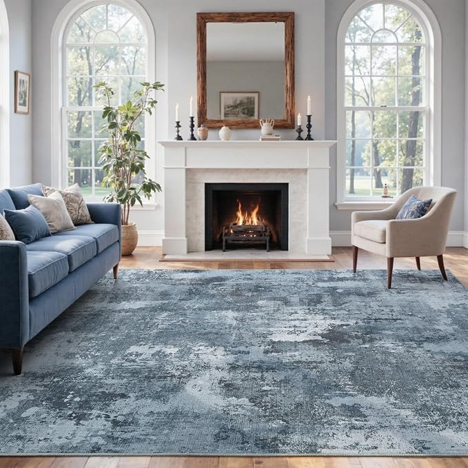 8x10 Ft Large Area Rugs for Living Room, Soft Non-Slip Washable Rugs Modern - Image 2