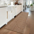 ROYHOME Modern Rug 2x6 Runners for Hallways, Abstract Kitchen Runner Rugs Non by ROYHOME