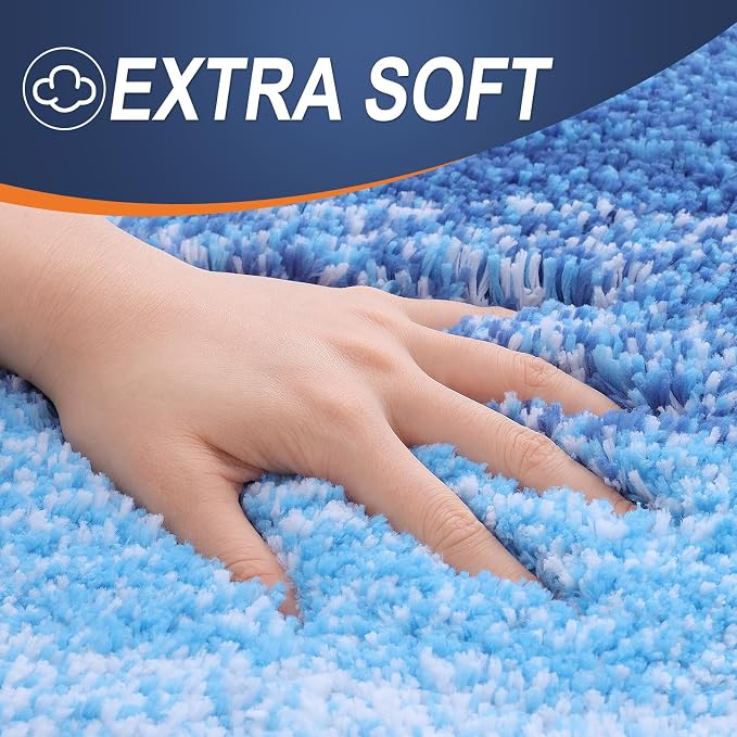 OLANLY Bathroom Runner Rugs Mat 59x24, Extra Soft Absorbent Microfiber Bath Rugs - Image 2