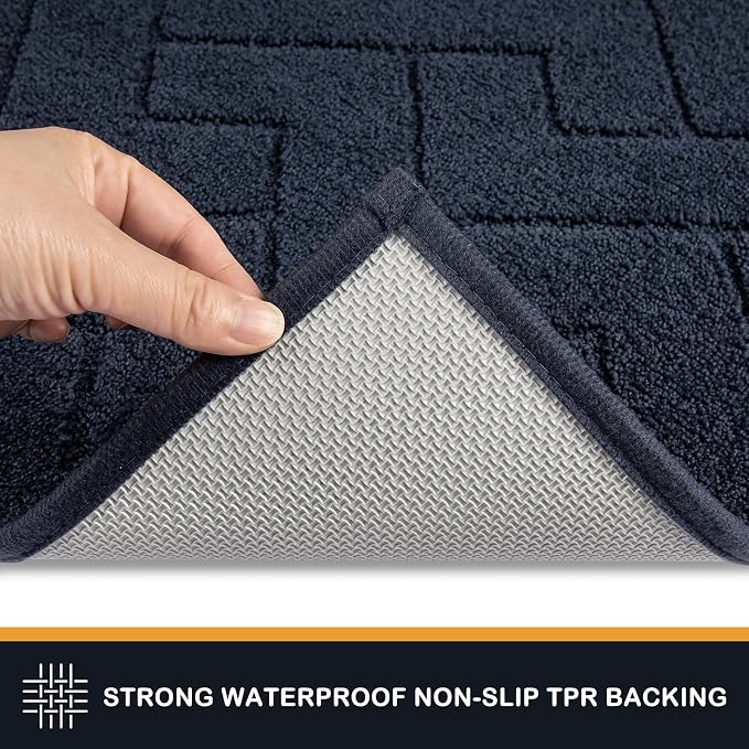 PURRUGS Dirt Trapping Door Mat 32" x 70", Non-Slip Machine Washable Entry Rug - Image 4