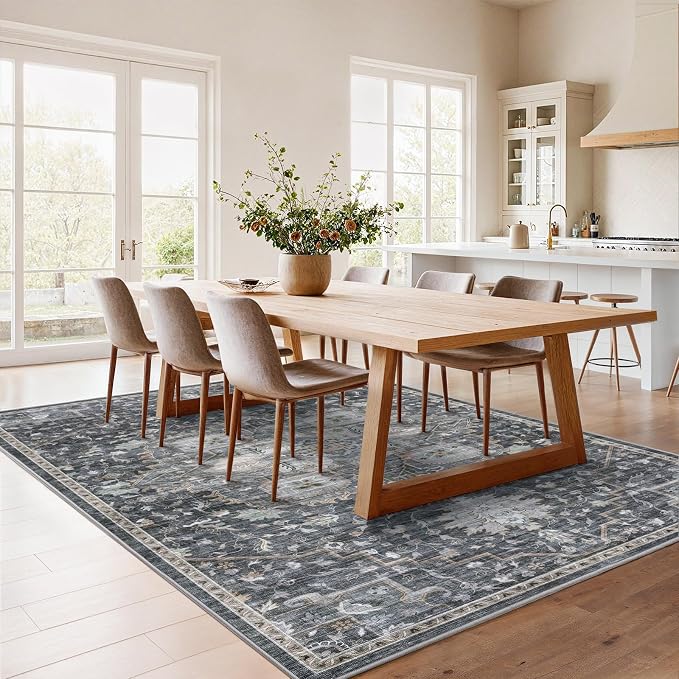 AMADA HOMEFURNISHING 6x9 Area Rugs, Vintage Rugs - Image 8