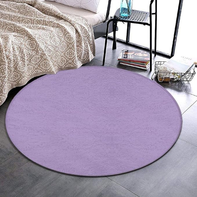 Large Round Area Rug Home Decor Modern Bathroom Rug Kitchen Office Circle Rug - Image 2