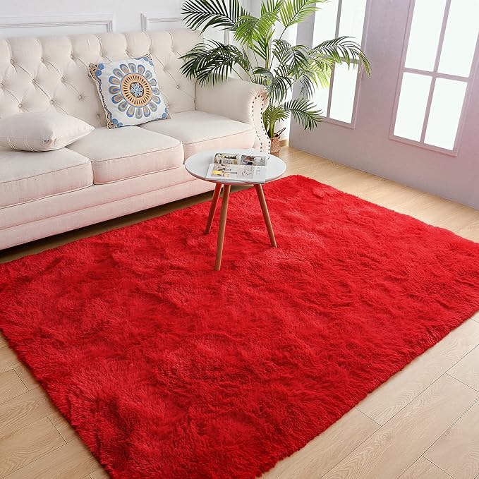 Chicrug Soft Area Rugs for Bedroom Living Room Plush Fluffy Rug 5x8 Feet by ChicrugHomeDecor