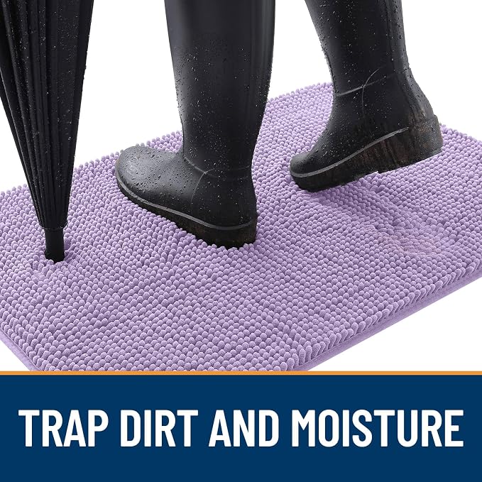 OLANLY Dog Door Mat for Muddy Paws 70x46, Absorbs Moisture and Dirt, Absorbent - Image 2