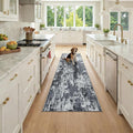 RELEANY Washable Area Rugs 2x7 Non-Slip Modern Abstract Soft by RELEANY