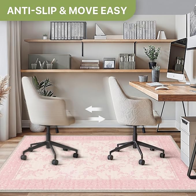 36"x48" Office Chair Mat for Hardwood Tile Floor, Under Desk Carpet Protector - Image 3