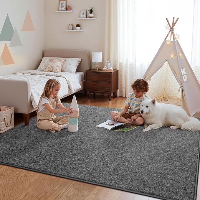 Pettop 6x9 Black Grey Area Rugs - Image 4