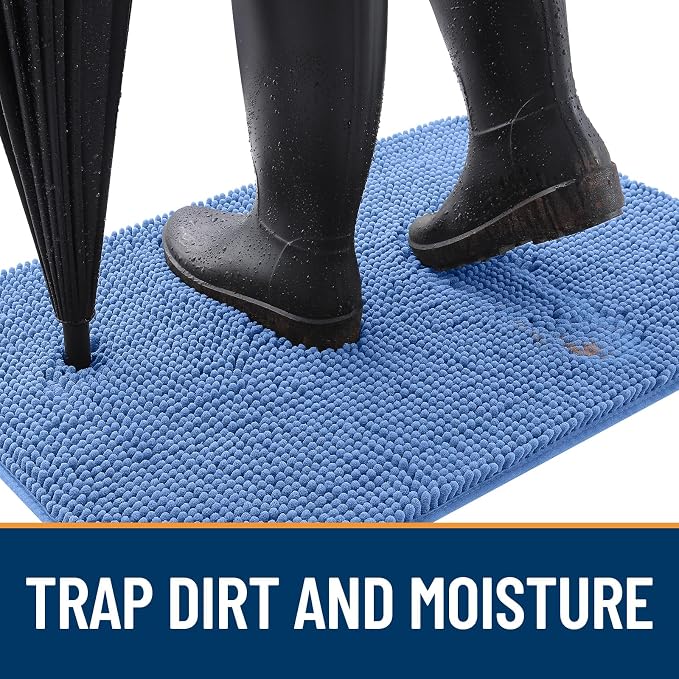 OLANLY Dog Door Mat for Muddy Paws 30x20, Absorbs Moisture and Dirt, Absorbent - Image 2