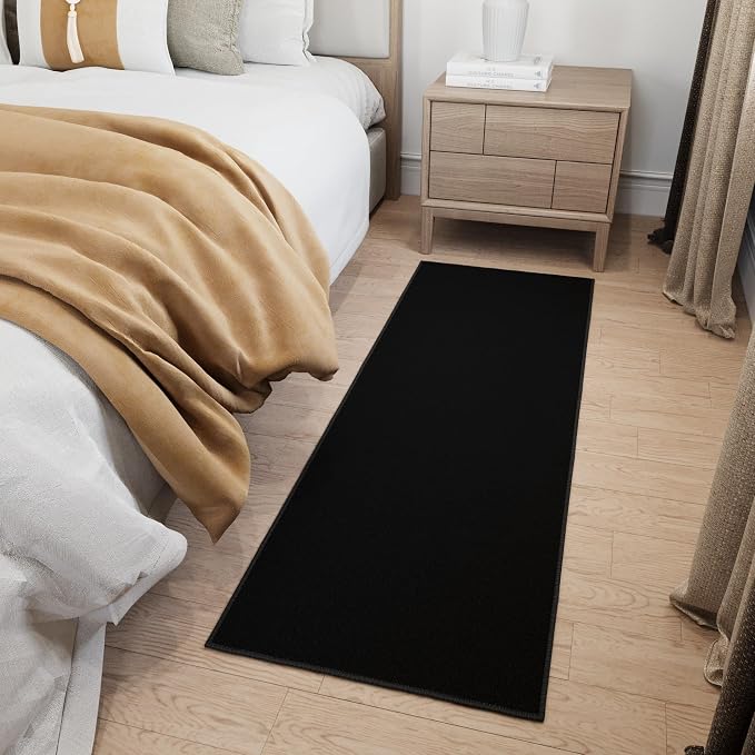 Ottomanson Hallway Runner Rug 20" x 53" Non Slip Solid Area Rugs Easy to Clean - Image 11