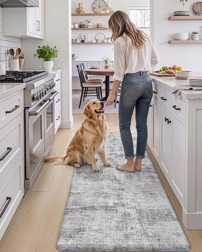 DEXI Kitchen Mats Cushioned Anti Fatigue, 23x59 Floor Padded Runner Rug Non Slip - Image 3