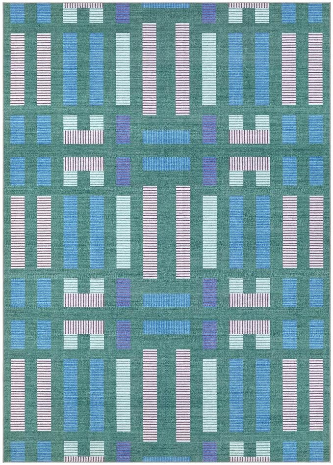 cotiled 8x10 Area Rugs Living Room Rug: Washable Boho Rugs - Image 9