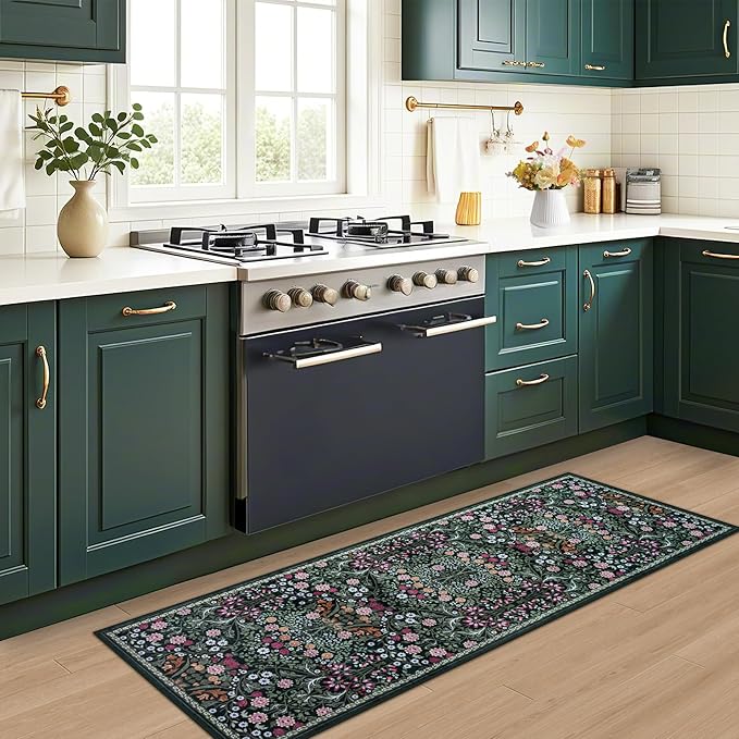 Runner Rug for Entryway: 2x5 Kitchen Rugs Non Slip Washable Ultra-Thin Soft - Image 5