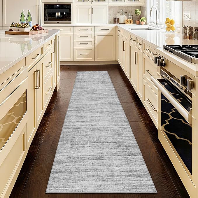 Runner Rug 2x12 Runners for Hallway 12ft Non-Slip, Long Abstract Kitchen Rug - Image 6