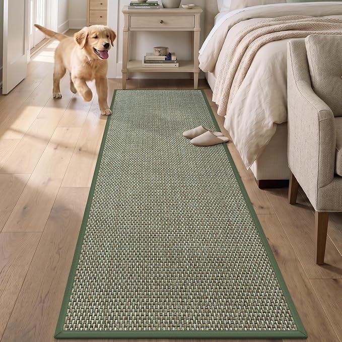 DEX Hallway Runner Rug 2'4''x12, Non Slip Rubber Backing Inside Entryway Carpet - Image 9