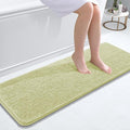 OLANLY Bathroom Runner Rugs 47x17, Soft Absorbent Chenille Bath Rugs, Rubber by OLANLY