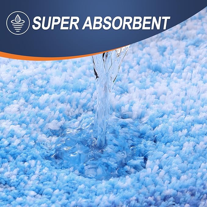 OLANLY Large Bathroom Rugs Mat 40x24, Extra Soft Absorbent Microfiber Bath Rugs - Image 3