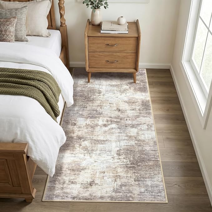 IOHOUZE Abstract Runner Rug 3x7 Ft Washable Runners - Image 8