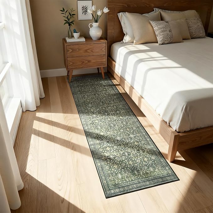 Lofus 2'6"x12' Area Rug for Hallways, Low Pile Soft Carpet Runner for Kitchen - Image 5