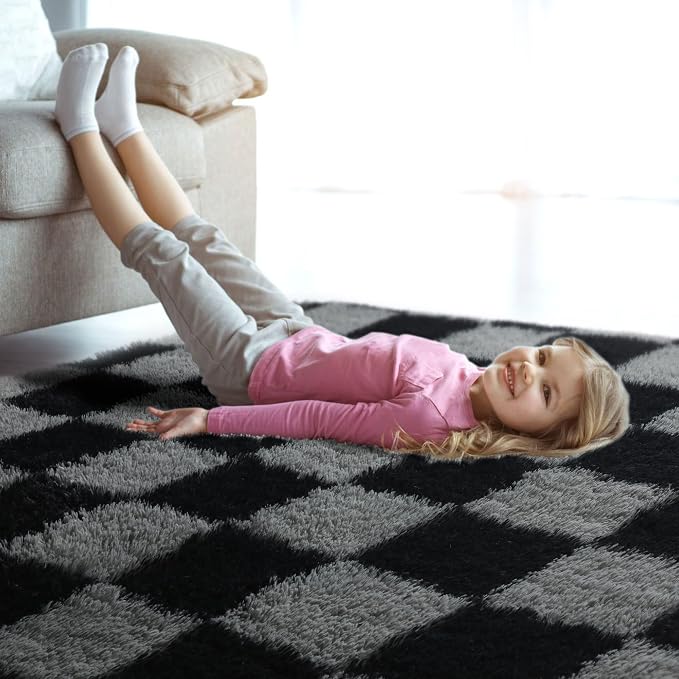 KICMOR Large Rugs for Living Room 7x10 Area Rug, Indoor Soft Plush Rug for Kids - Image 8