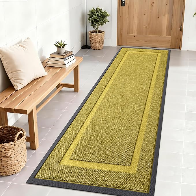 OLANLY Front Door Mat Indoor Outdoor Entrance, Waterproof All-Season, by OLANLY