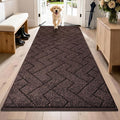 PURRUGS Dirt Trapping Door Mat 32" x 70", Non-Slip Machine Washable Entry Rug by PURRUGS