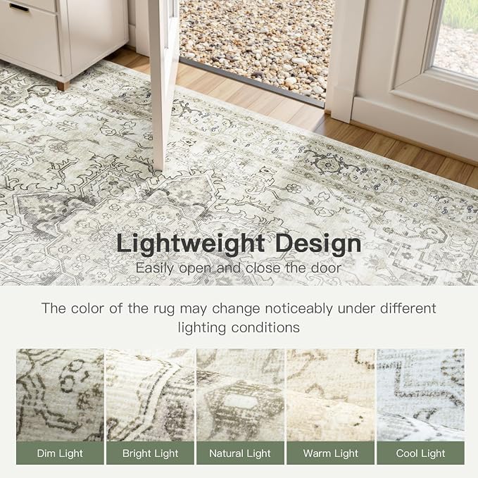 Lofus 6x9 Area Rugs for Living Room, Washable Area Rug, Rugs for Bedroom - Image 8