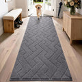 PURRUGS Dirt Trapping Door Mat 24" x 84", Non-Slip Machine Washable Entry Rug by PURRUGS