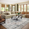 10x14 Area Rugs for Living Room: Washable Bedroom Rug Boho Vintage Rugs Stain by palohom