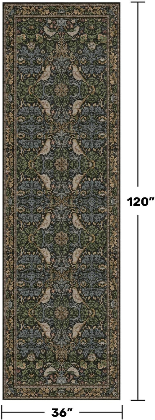 10 ft Long Vintage Runner Rugs for Hallways - Image 2