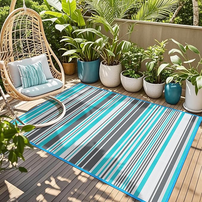 Outdoor Patio Plastic Rug Waterproof - Image 3