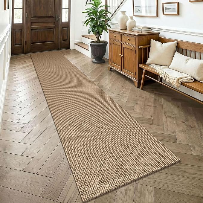 KOZYFLY Boho 2x14 Runners Rugs for Hallway, Long Washable Runner Rug, Woven Non by KOZYFLY
