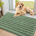 Smiry Dog Door Mat for Muddy Paws 36x24, Absorbent Dirt Trapper, Non-Slip by Smiry
