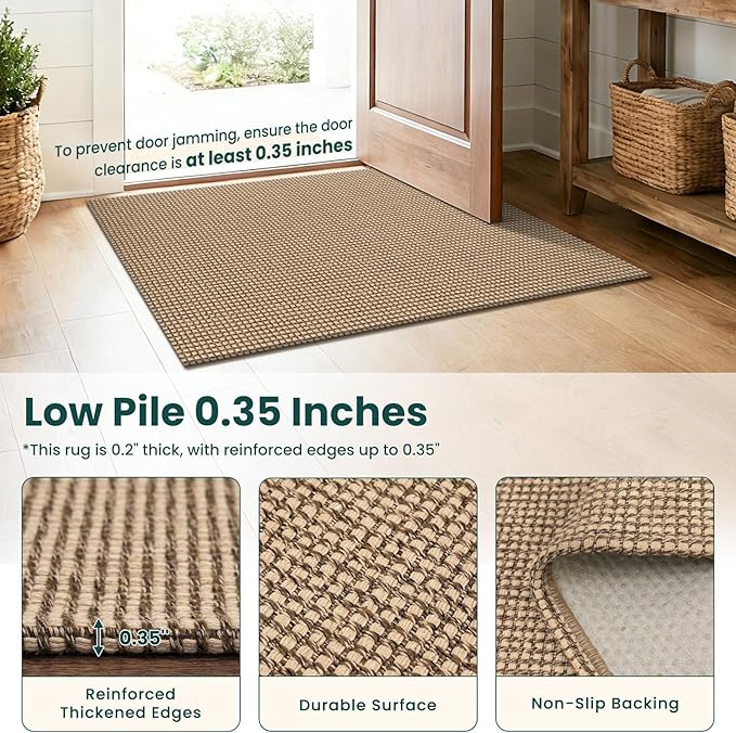 KOZYFLY Boho 2x18 Runners Rugs for Hallway, Extra Long Washable Runner Rug - Image 4