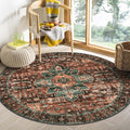 Moynesa Ultra-Thin Washable Round Rug - 4Ft Round Area Rugs by Moynesa