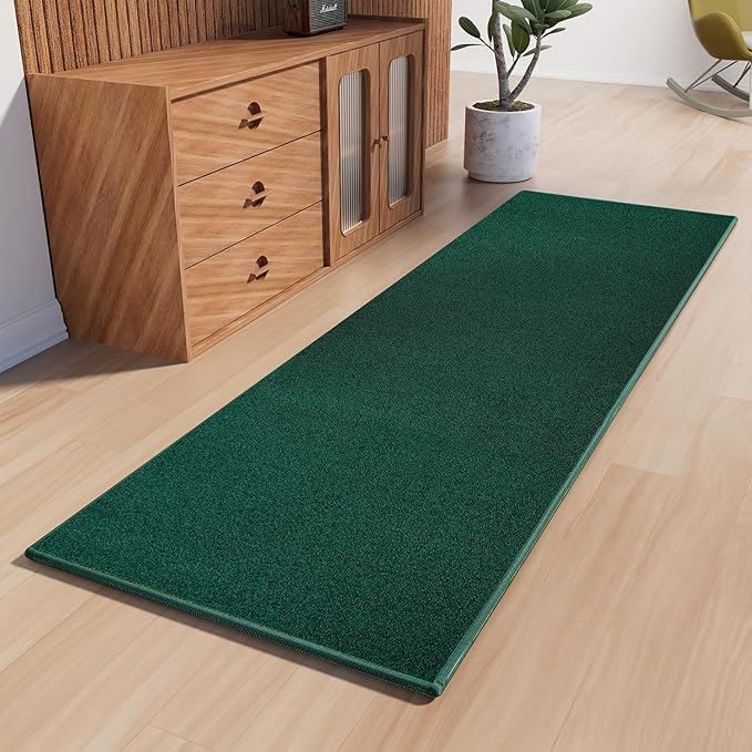 Runner Rug with Non Slip Rubber Backing, Washable Soft Floor Carpet by AREDO