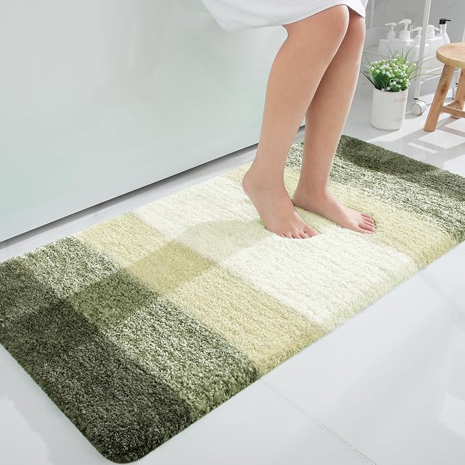 OLANLY Large Bathroom Rugs Mat 50x30, Extra Soft Absorbent Microfiber Bath Rugs by OLANLY