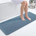 OLANLY Bathroom Runner Rugs 47x17, Soft Absorbent Chenille Bath Rugs, Rubber by OLANLY