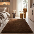 Ophanie Brown Rugs for Bedroom Living Room, Fluffy Fuzzy Furry Carpet, Plush by Ophanie