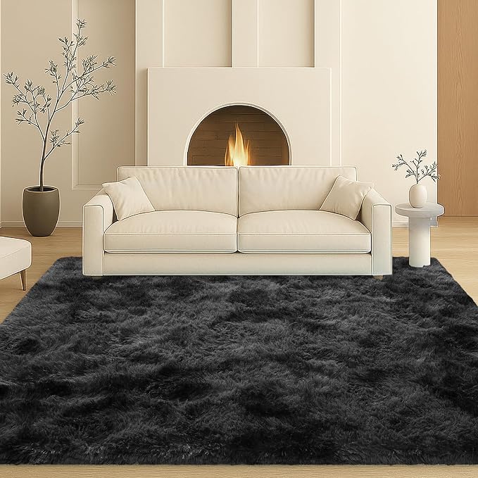 5x7 Plush Fluffy Area Rugs, Large Soft Carpet, Upgraded Non-Slip Rectangular Rug - Image 8