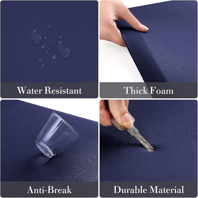 HappyTrends 2 PCS Kitchen Mat Cushioned Anti-Fatigue Floor Mat, Heavy Duty - Image 3