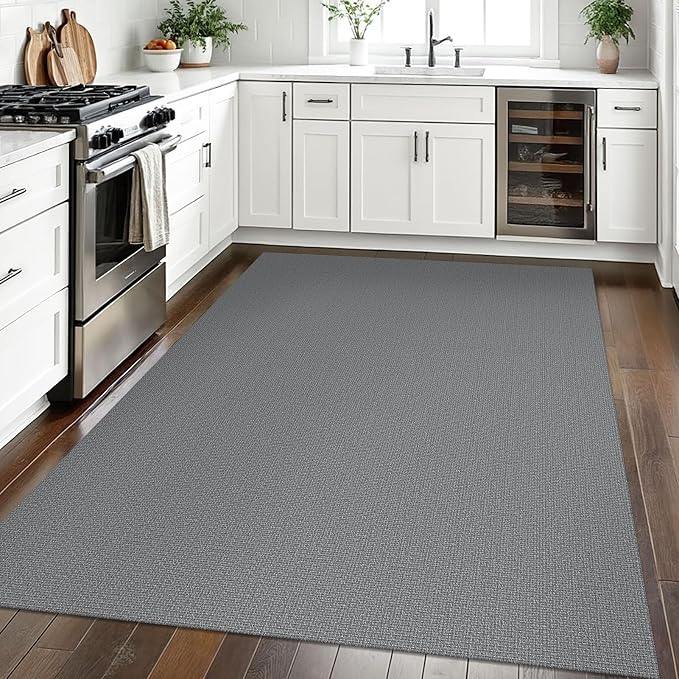 EARTHALL Washable Area Rugs 5x7 Ft Non Slip Living Room Rugs Cotton Rubber - Image 6