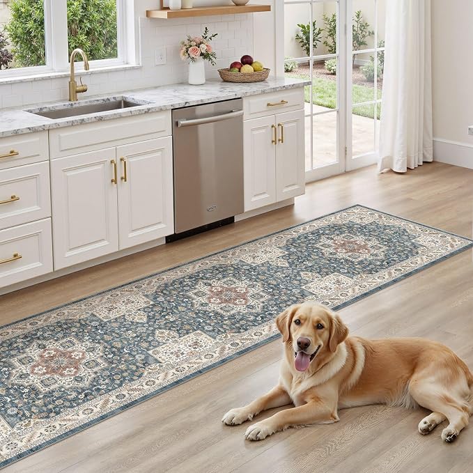 Vintage Hallway Runner Rug 2x6: Large Soft Washable Entryway - Image 7