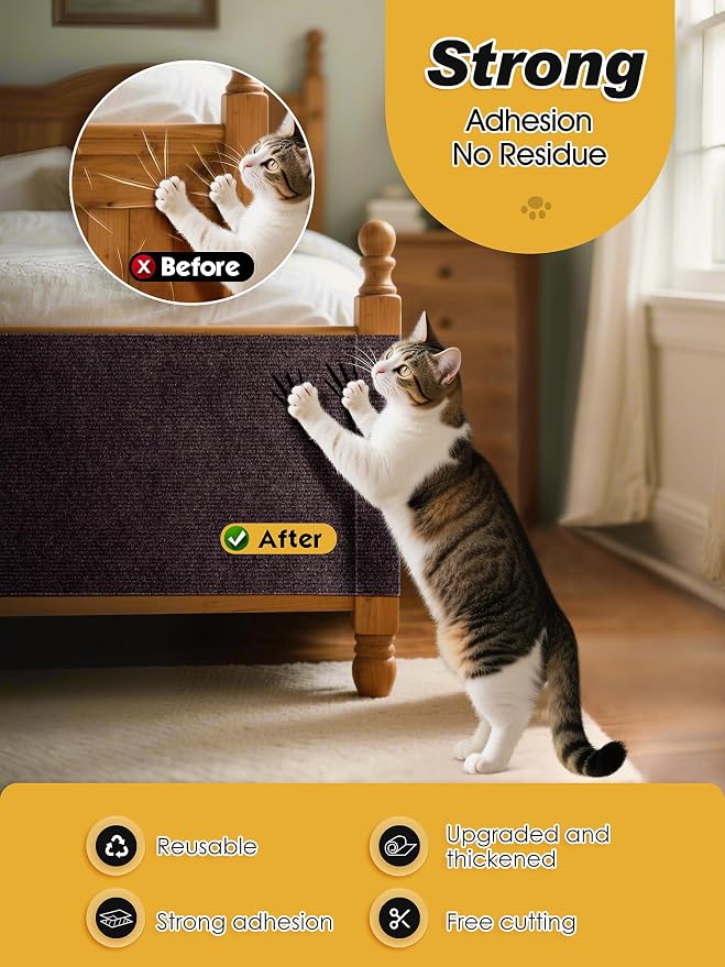 2PCS 39.4"x15.8" Cat Scratch Furniture Protector - Image 4