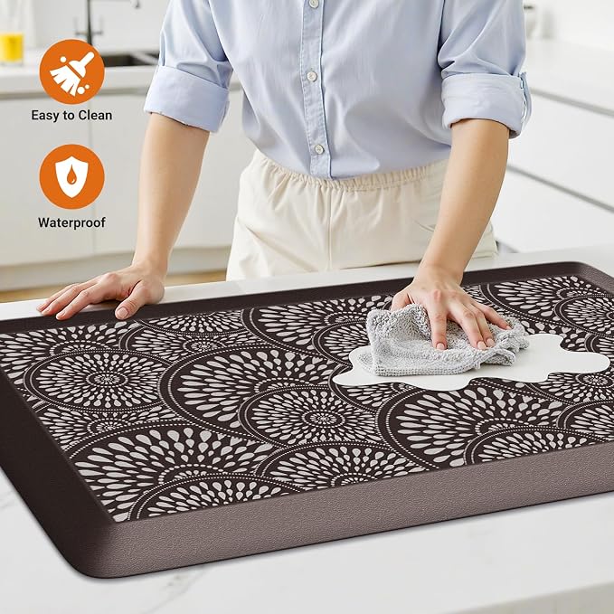 Mattitude 4/5 Inch Kitchen Mat, 24x70in Heavy Duty Ergonomic Comfort Foam - Image 5