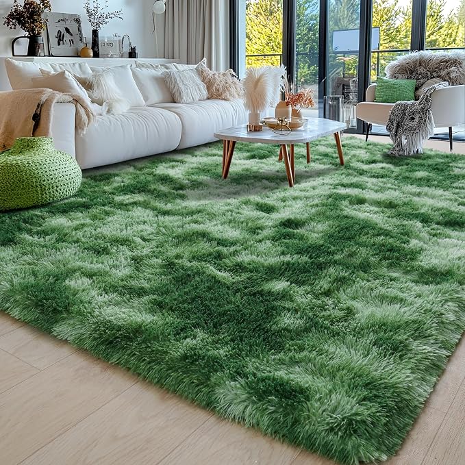 Area Rugs 9x12 for Living Room, Ultra Soft Fluffy Rugs for Bedroom, Non-Slip - Image 3