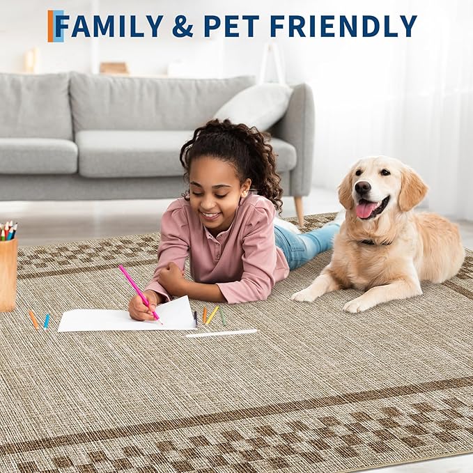 Rug Runners for Hallways 2x8 Washable Kitchen Runner Rug Non Slip Low Pile - Image 4