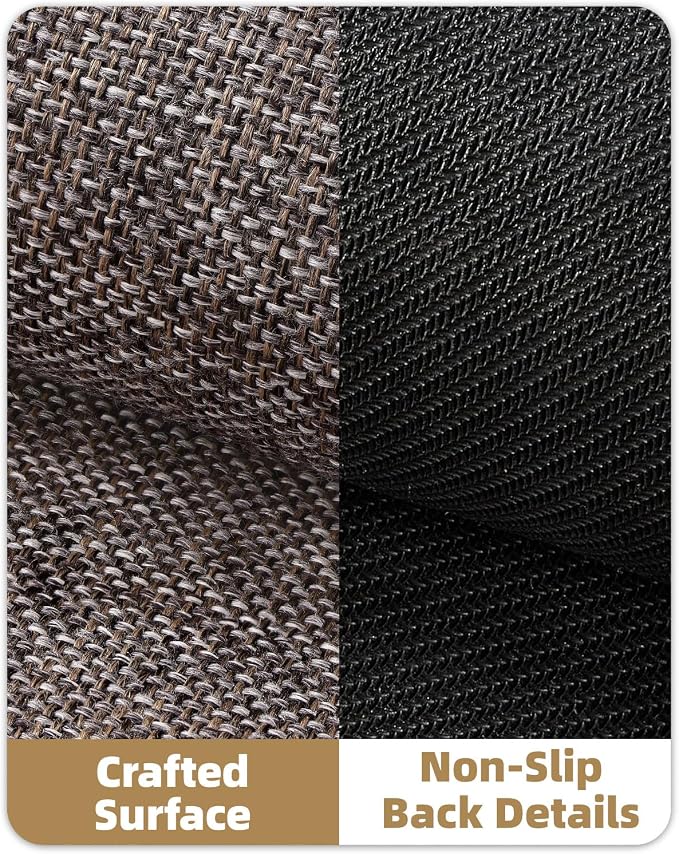 Color&Geometry Small Ultra Thin Indoor Door Mat 17"x30", Non Slip Rubber Backed - Image 6