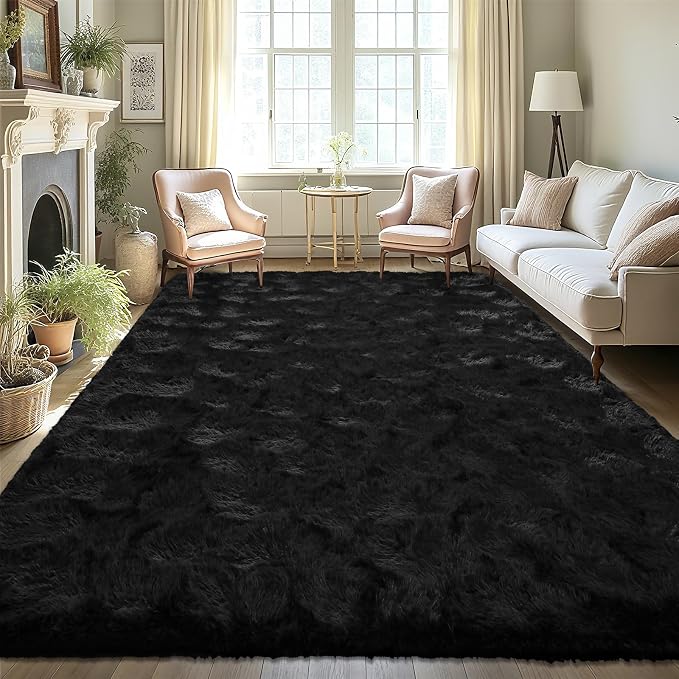 LOCHAS Ultra Soft Indoor Modern Area Rugs Fluffy Living Room Carpets - Image 8