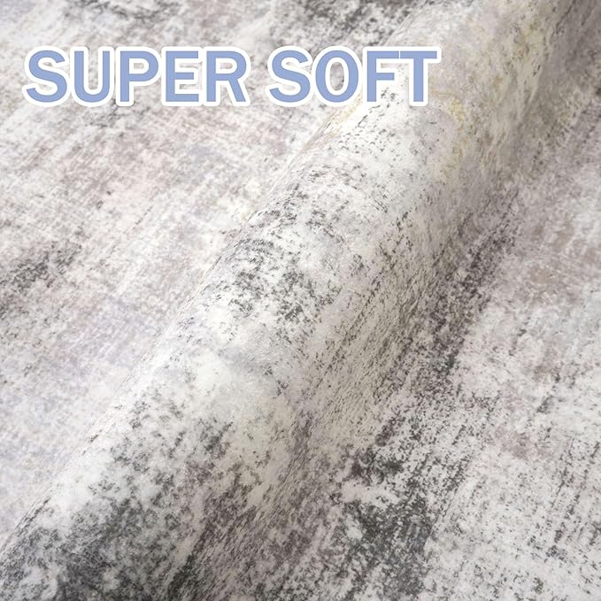 IOHOUZE Abstract Area Rug 4x6 Ft Washable Rugs - Image 7