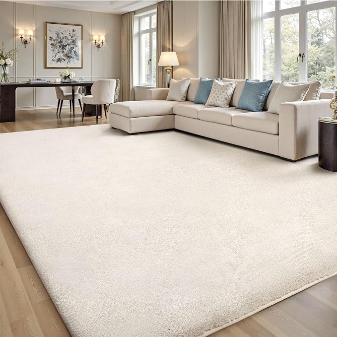 Sour Lemon 8x10 Area Rugs for Living Room, Soft Large Area Rug Fluffy Rugs for by SourLemon